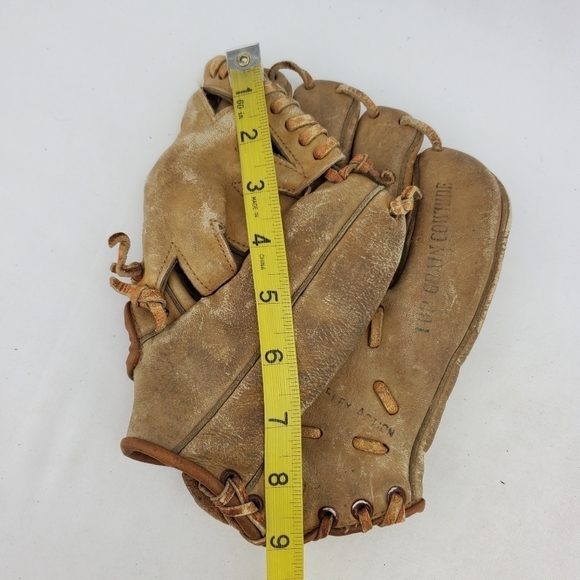 AHI Baseball Glove 9” M200 Mitt RHT Top-Grain Cowhide Leather Japanese Vintage - Picture 15 of 15